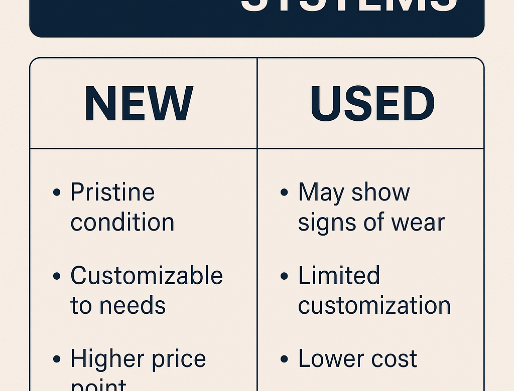 Comparing New vs. Used Racking Systems