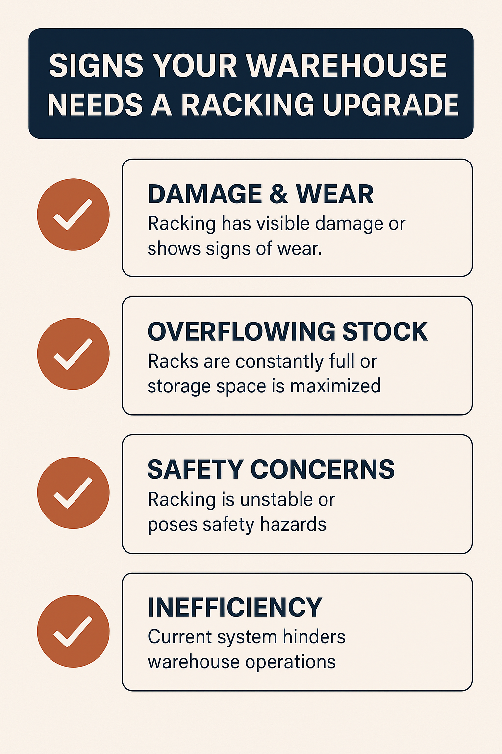 Signs Your Warehouse Needs a Racking Upgrade