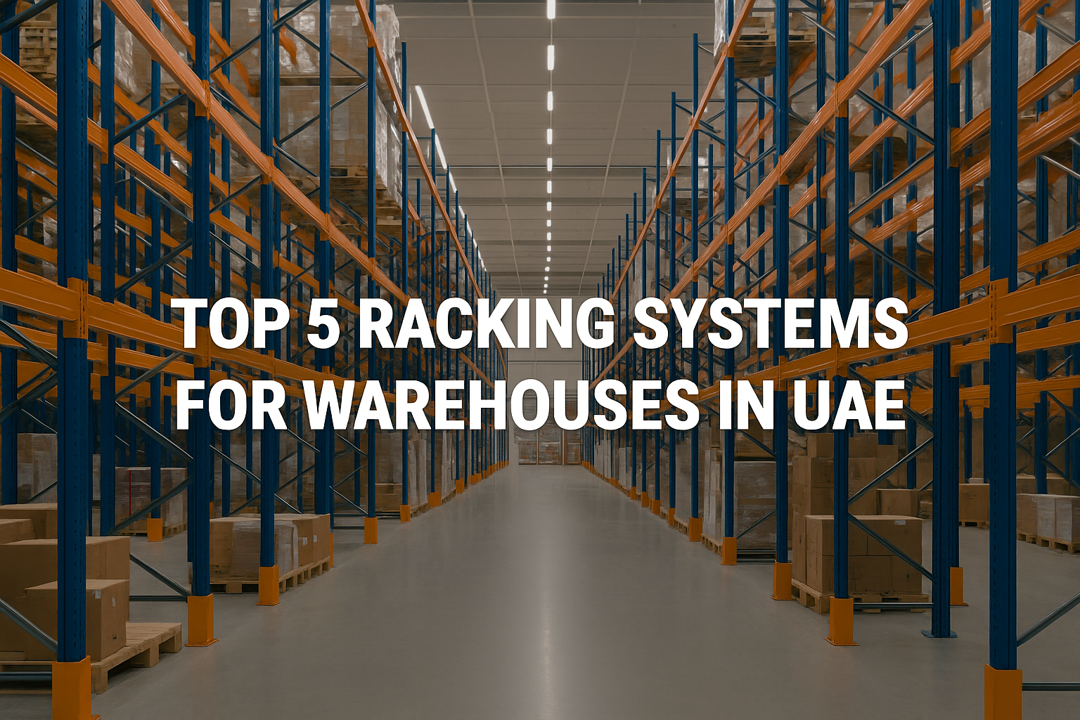 Top 5 Racking Systems for Warehouses in UAE (Excl. Mobile Shelving)