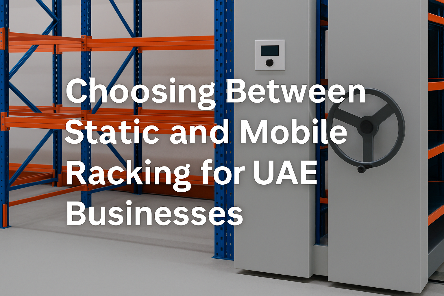 Choosing Between Static and Mobile Racking for UAE Businesses