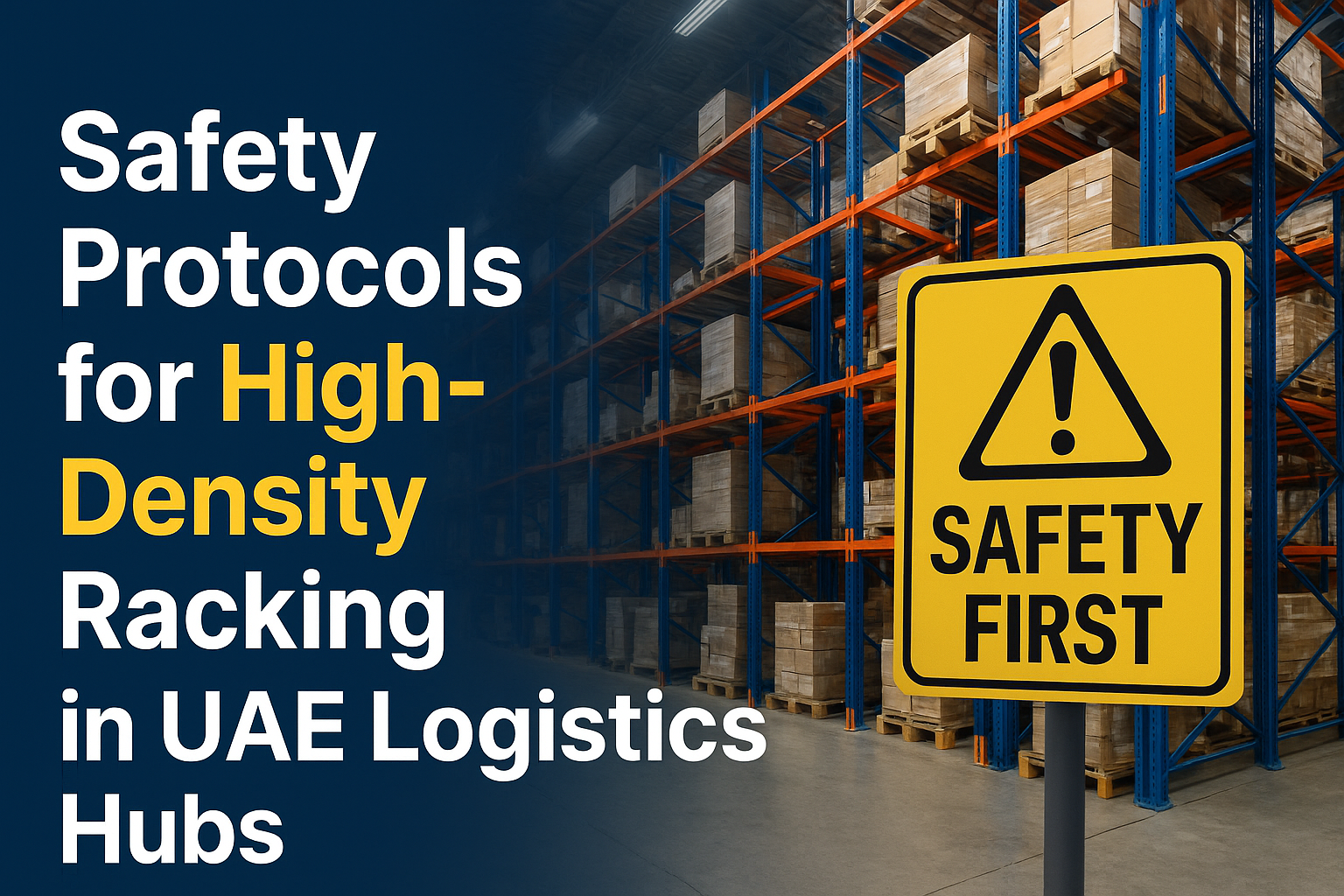Safety Protocols for High Density Racking in UAE Logistics Hubs