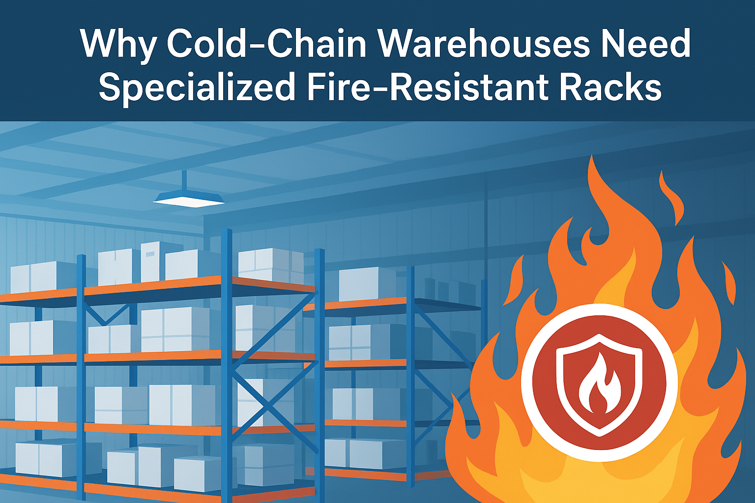 Title: Why Cold-Chain Warehouses Need Specialized Fire-Resistant Racks