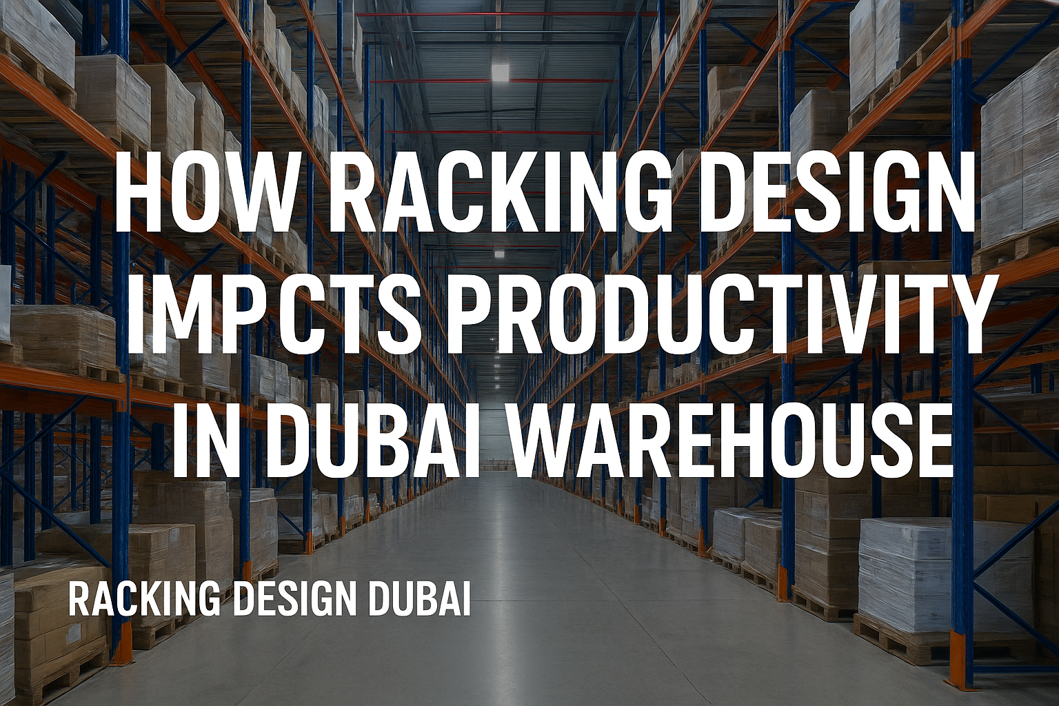 How Racking Design Impacts Productivity in Dubai Warehouses