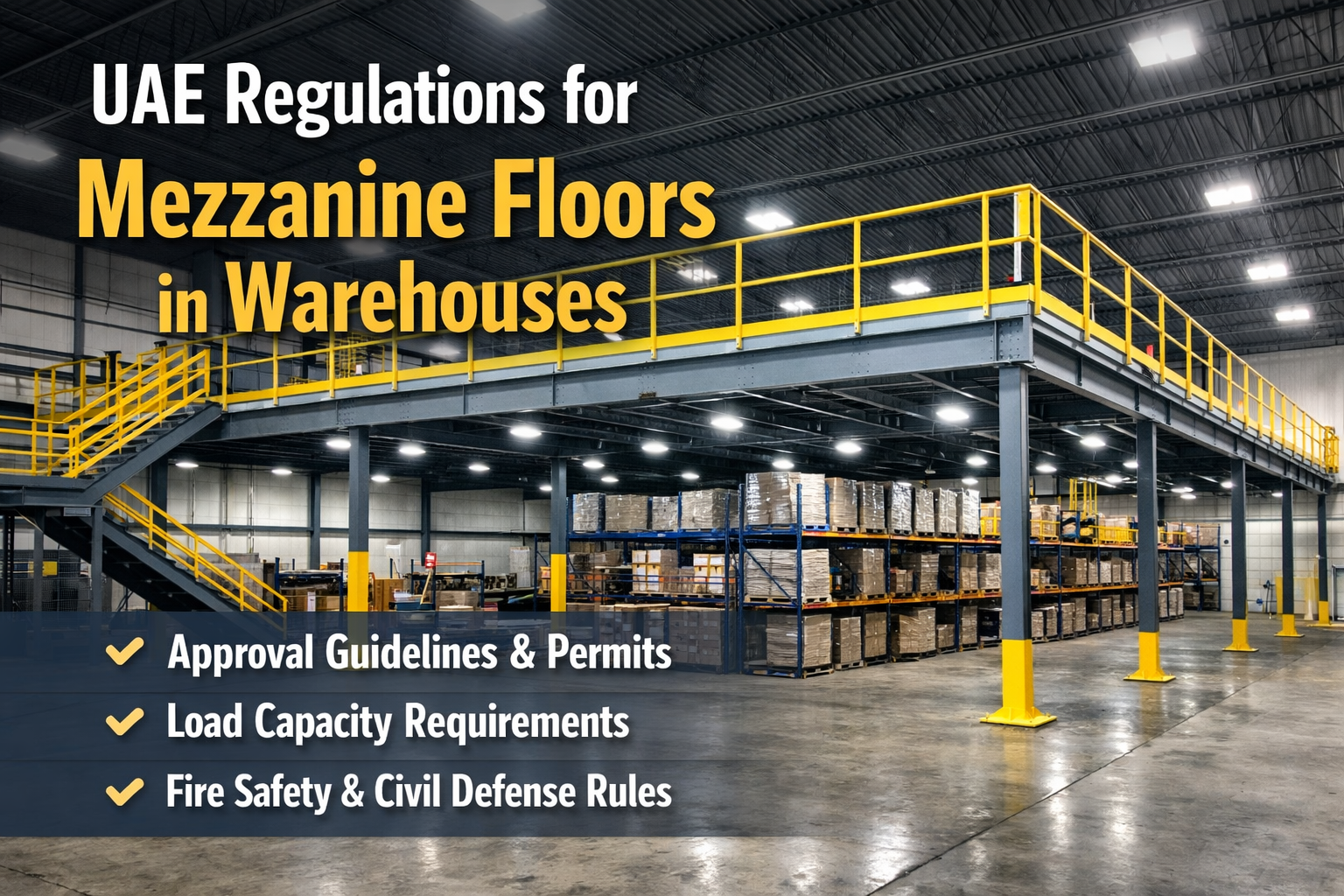 UAE Regulations for Mezzanine Floors in Warehouses