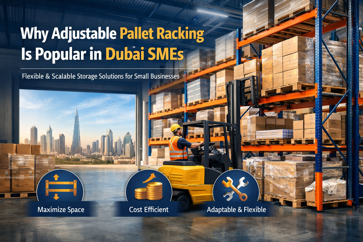 Why Adjustable Pallet Racking Is Popular in Dubai SMEs