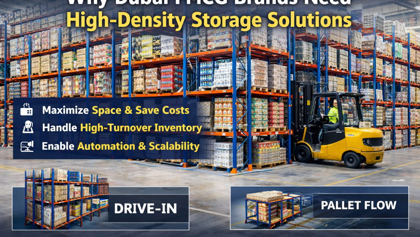Why Dubai FMCG Brands Need High-Density Storage Solutions