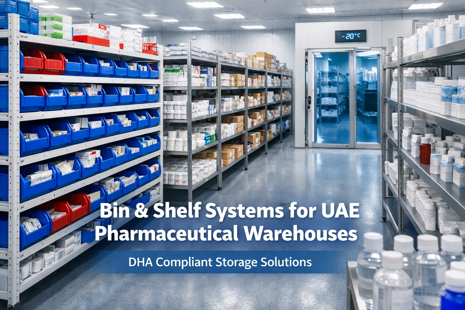 Bin & Shelf Systems for UAE Pharmaceutical Warehouses