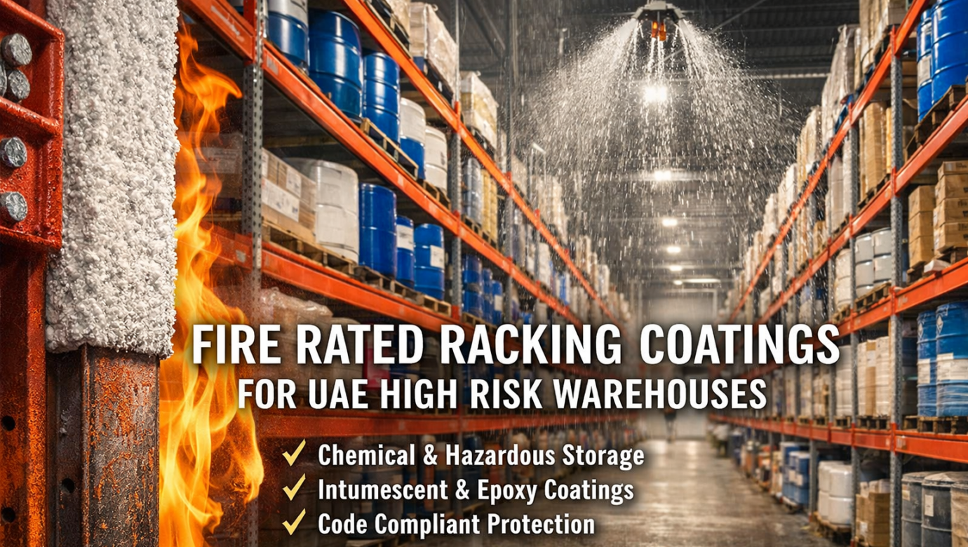 Fire Rated Racking Coatings for UAE High Risk Warehouses