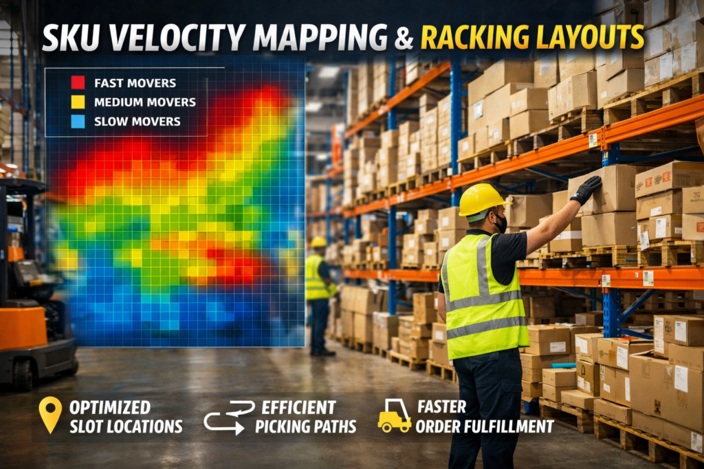 SKU Velocity and Racking Layout Optimization