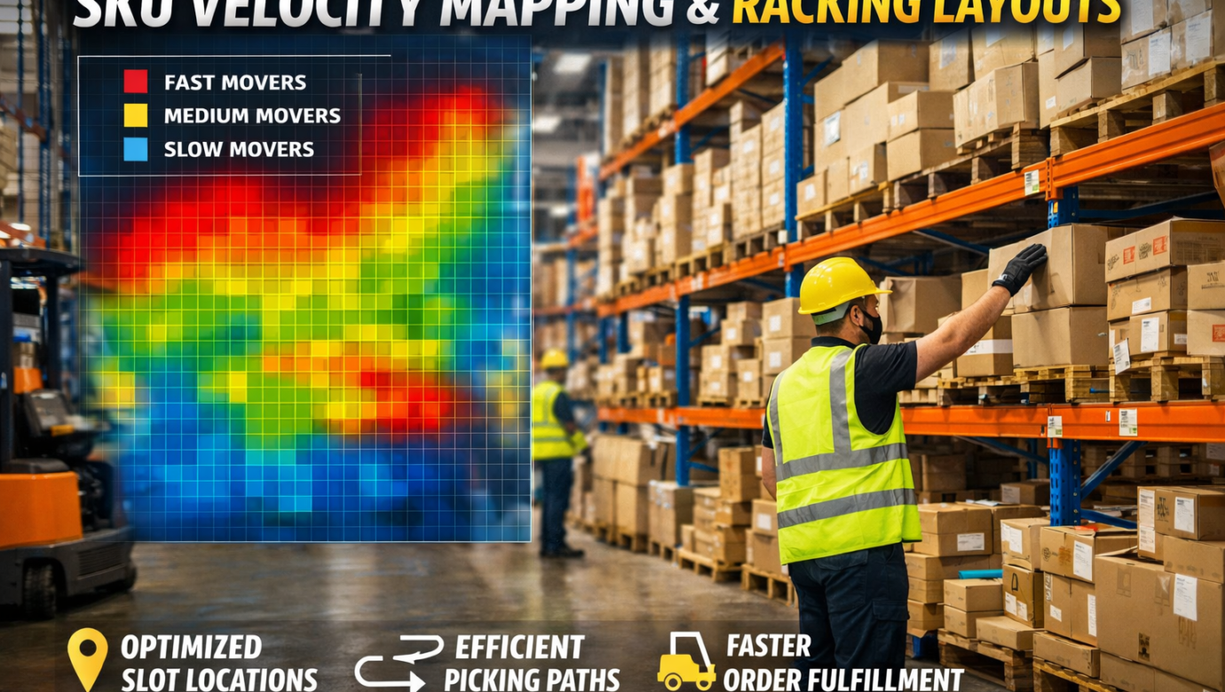 SKU Velocity and Racking Layout Optimization