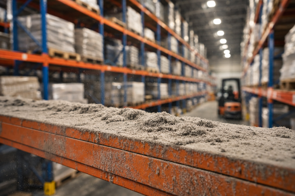 Warehouse Dust Hazards and Rack Longevity: What Facilities Teams Should Know