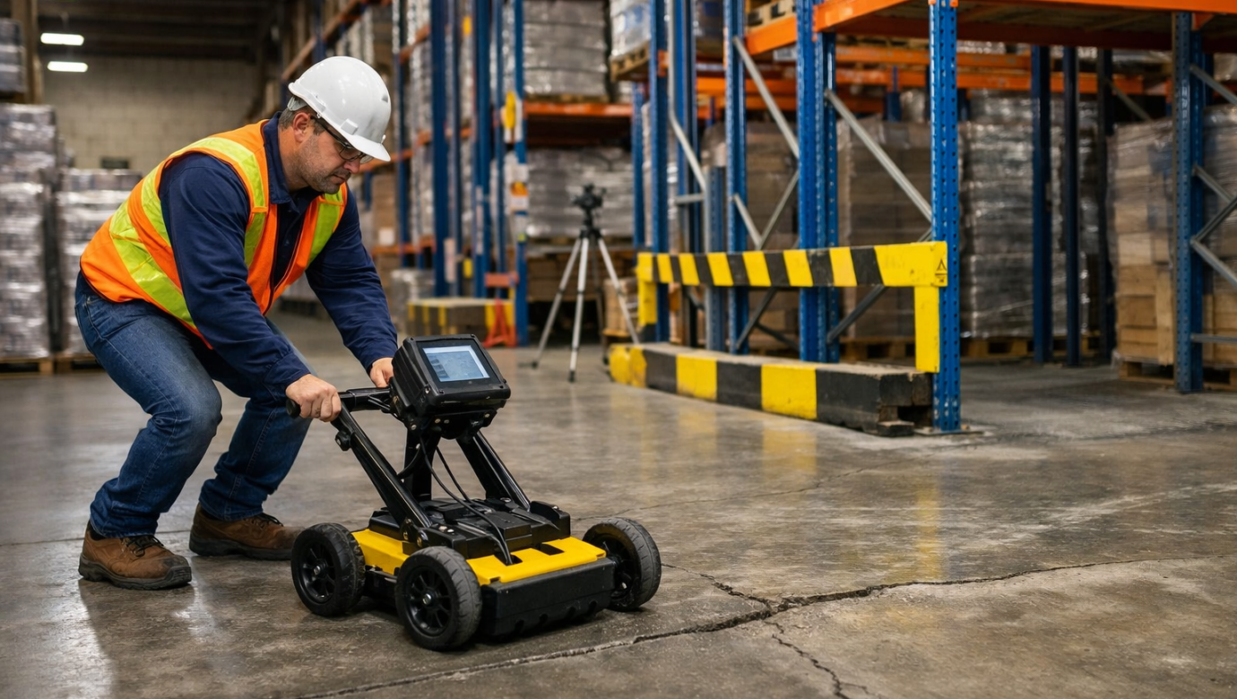Warehouse Floor Load Testing Before Rack Installation