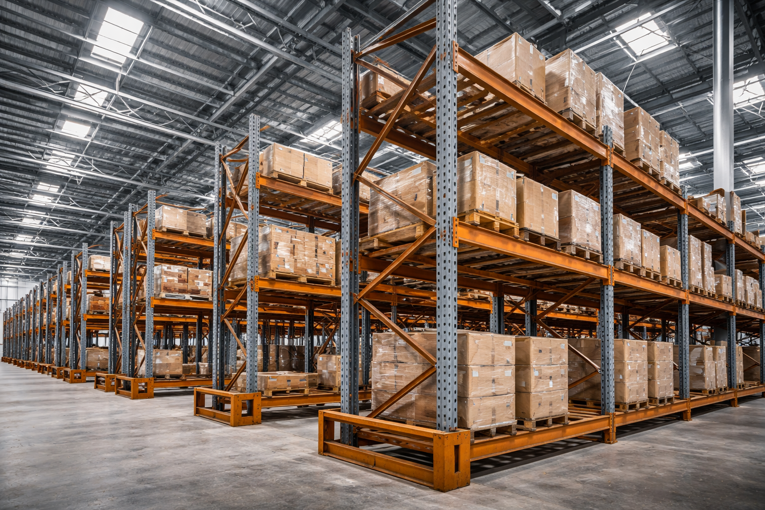 Weathering Steel Racking in UAE Warehouse Environments