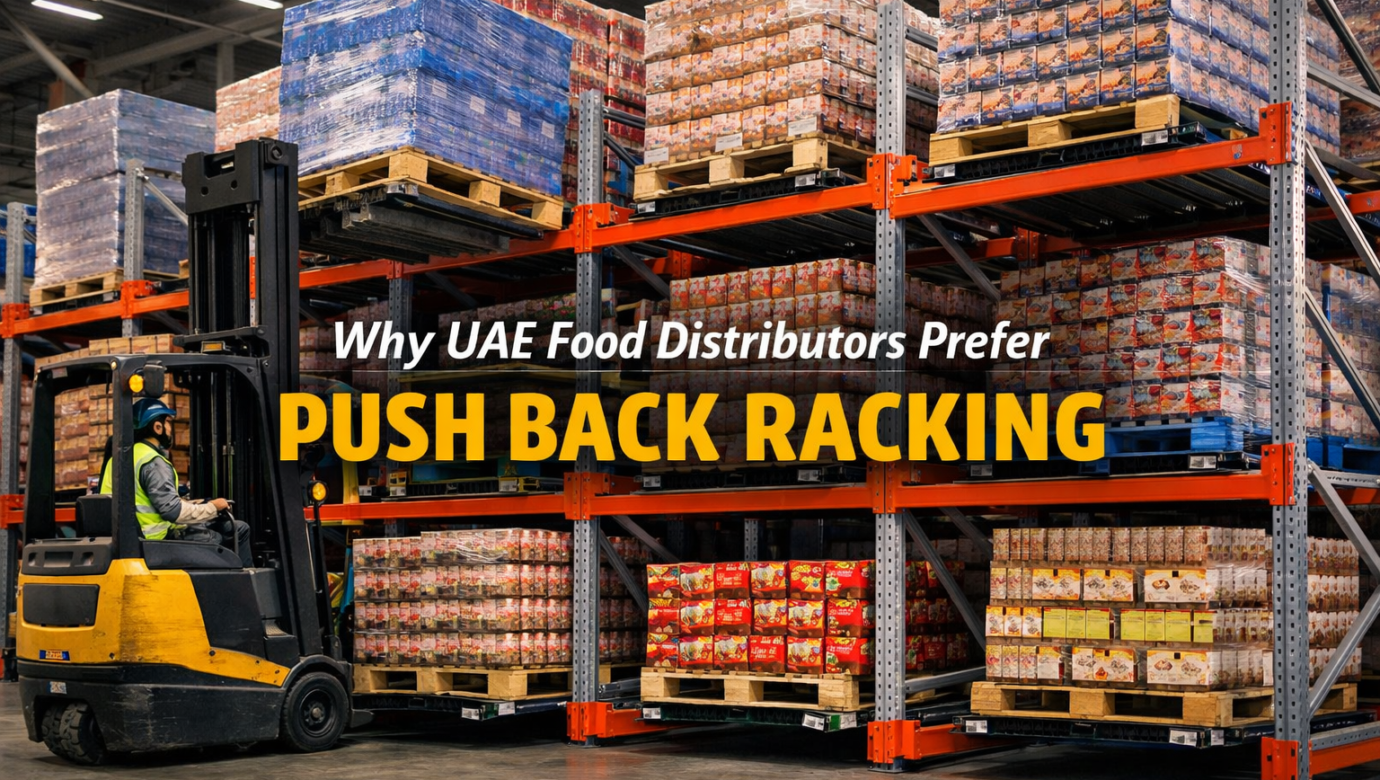 Why UAE Food Distributors Prefer Push Back Racking