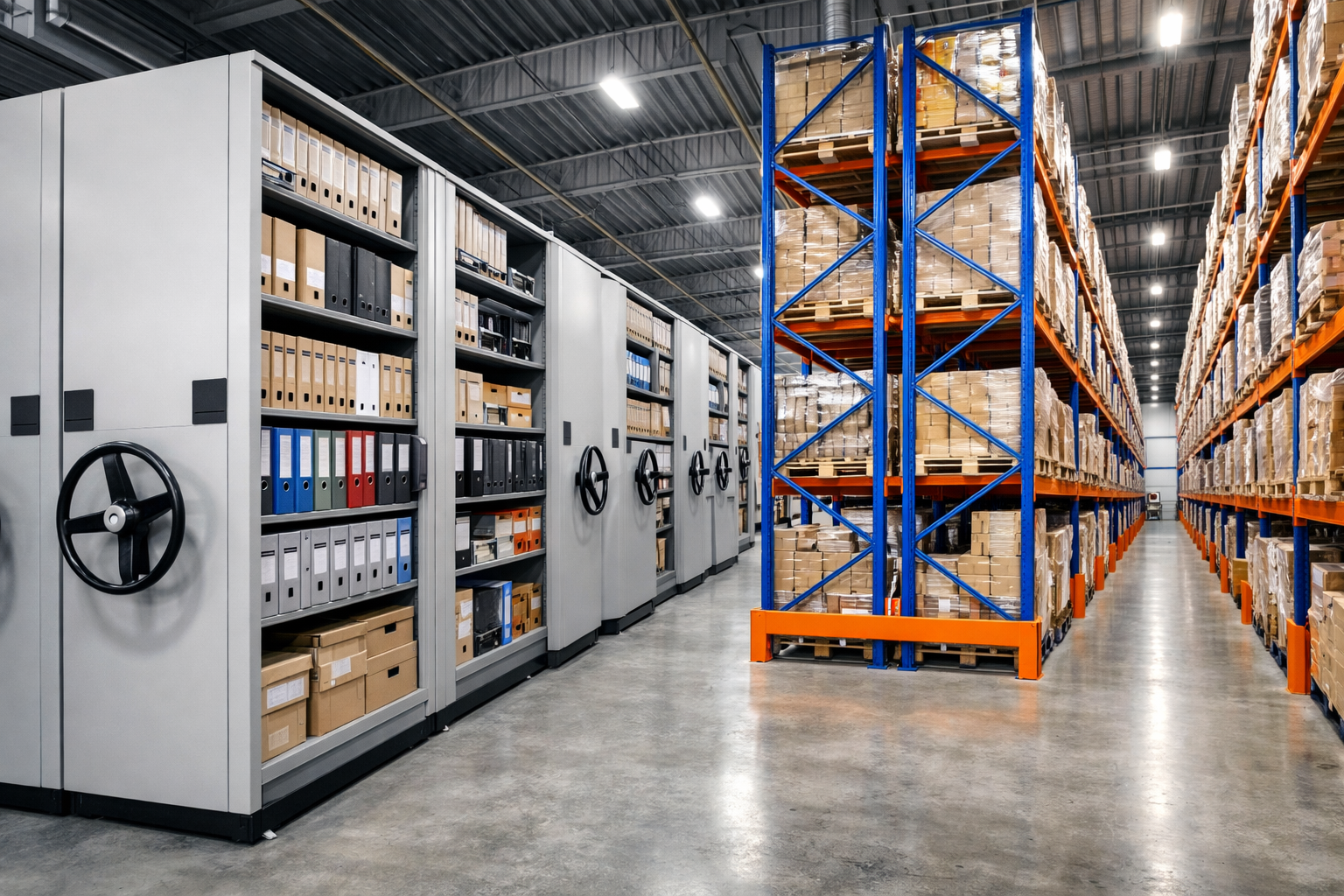 Mobile Shelving & Heavy Duty Racking System Dubai