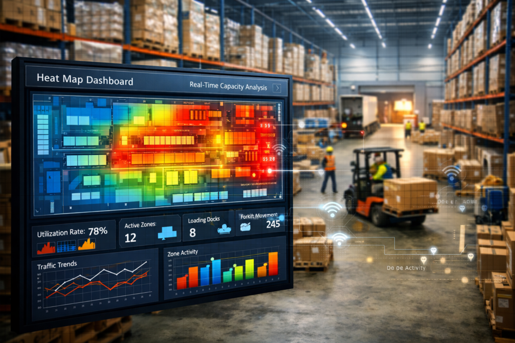 Warehouse Heat Mapping Tools for Real-Time Warehouse Capacity
