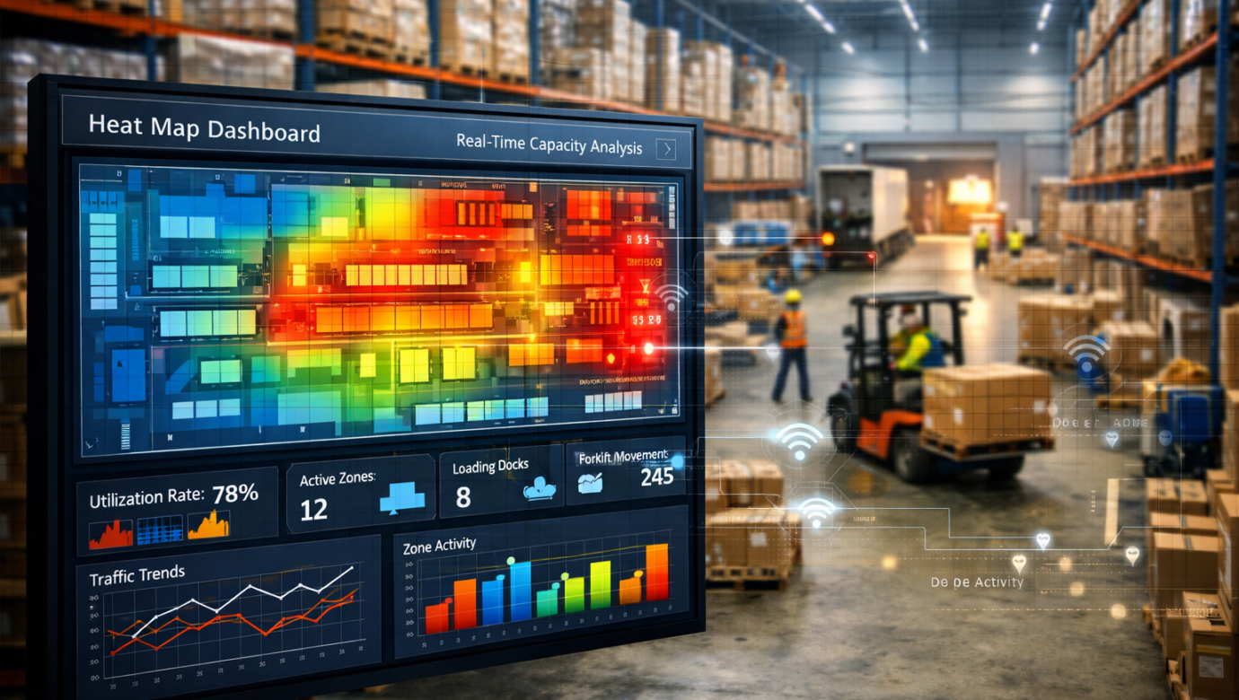 Warehouse Heat Mapping Tools for Real-Time Warehouse Capacity