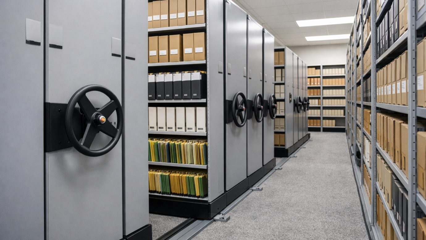 Maximise Efficiency with Mobile Shelving Systems