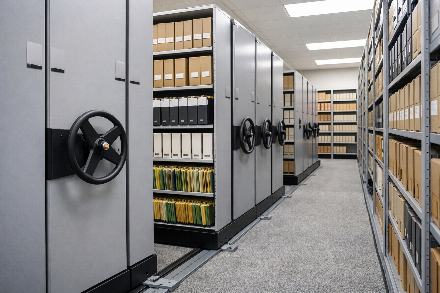 Maximise Efficiency with Mobile Shelving Systems