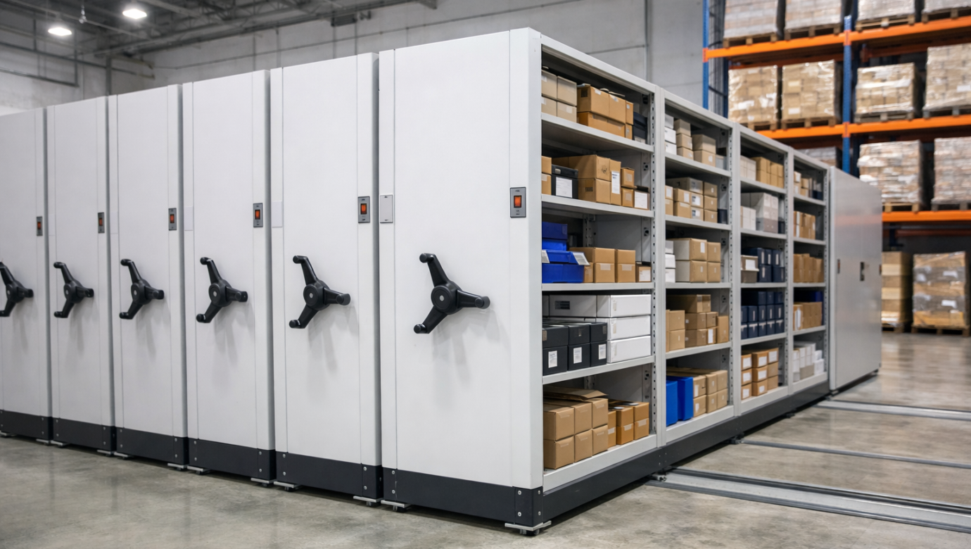 Mobile Shelving in Dubai, UAE for Modern Storage Efficiency