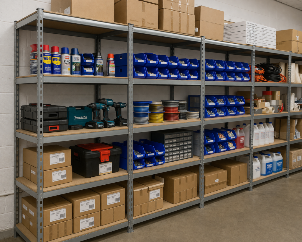 Slotted Angle Shelving