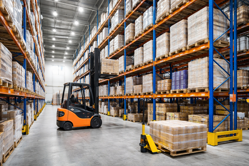 pallet racking and shelving services in Dubai UAE warehouse storage system