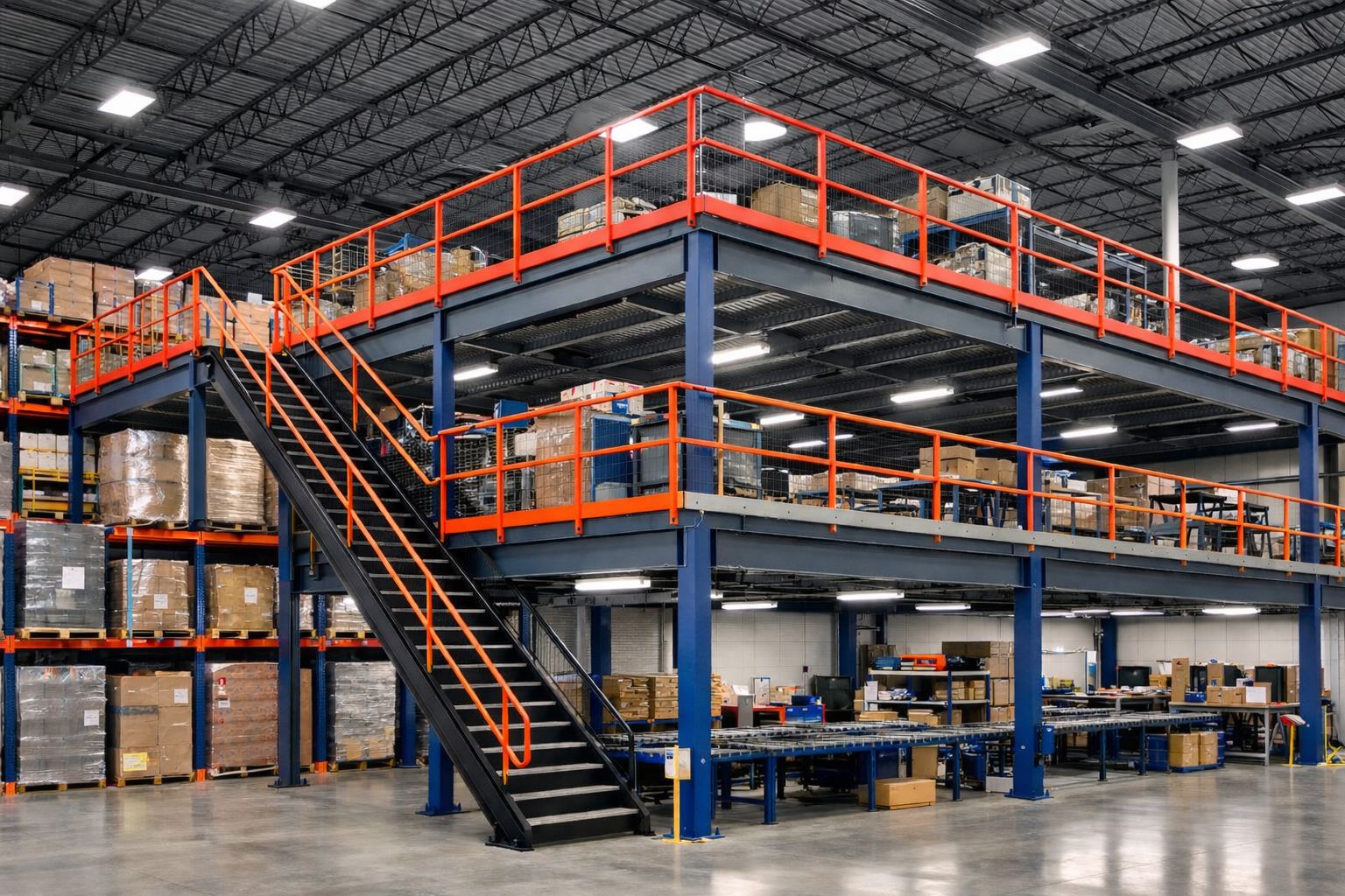 Custom Mezzanine Floor Solutions for Modern Warehouses
