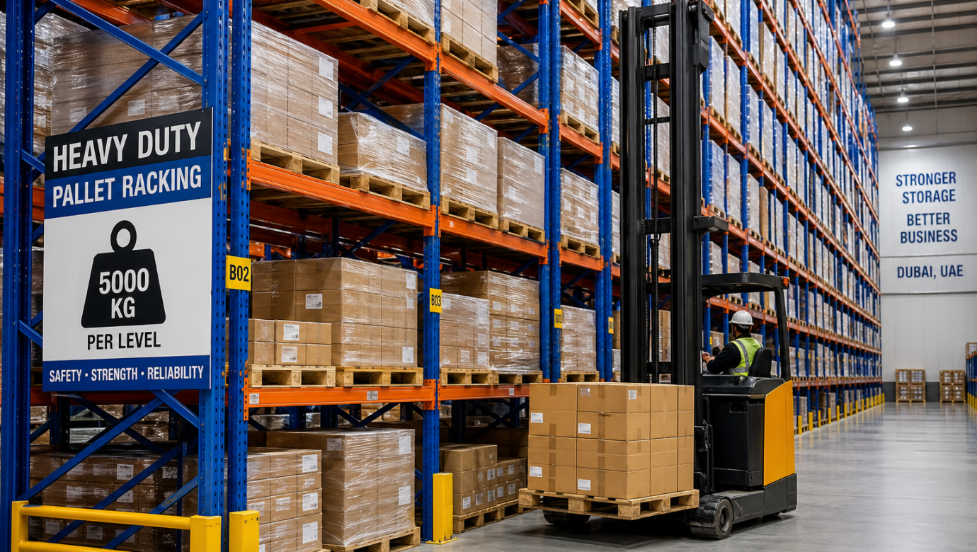 Industrial Heavy Duty Pallet Racking in Dubai, UAE