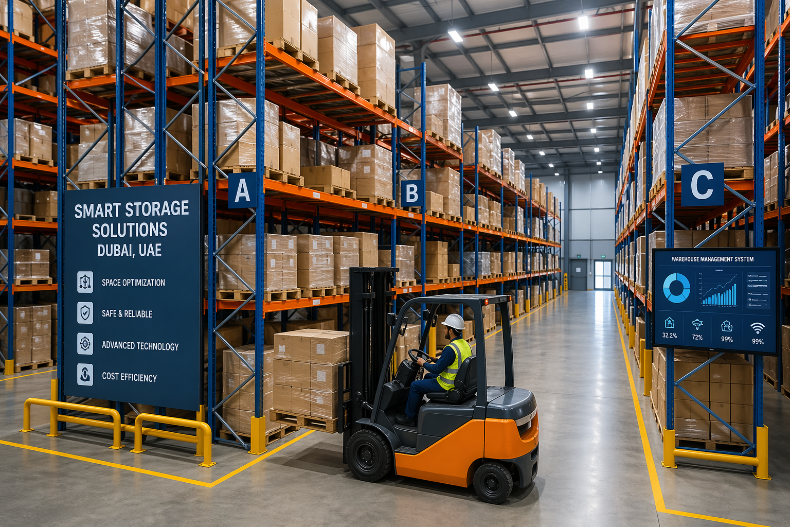 Smart Storage Solutions Dubai UAE - Planet Racking