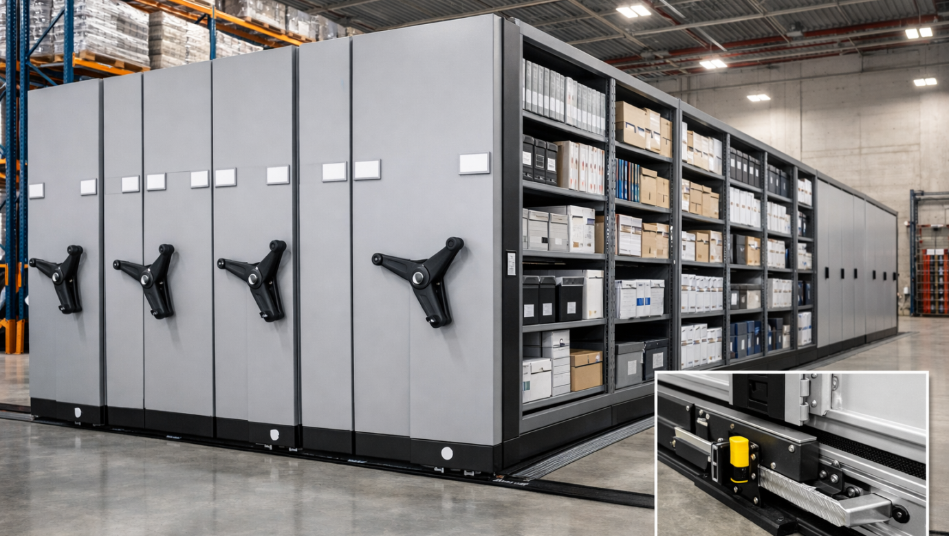 Trusted Mobile Shelving Supplier in Dubai, UAE – Planet Racking