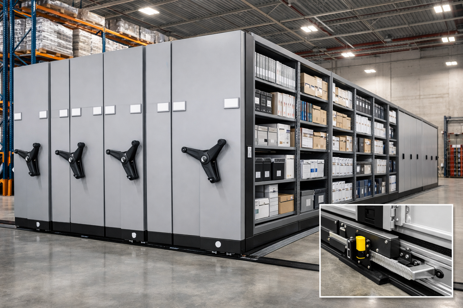Trusted Mobile Shelving Supplier in Dubai, UAE – Planet Racking