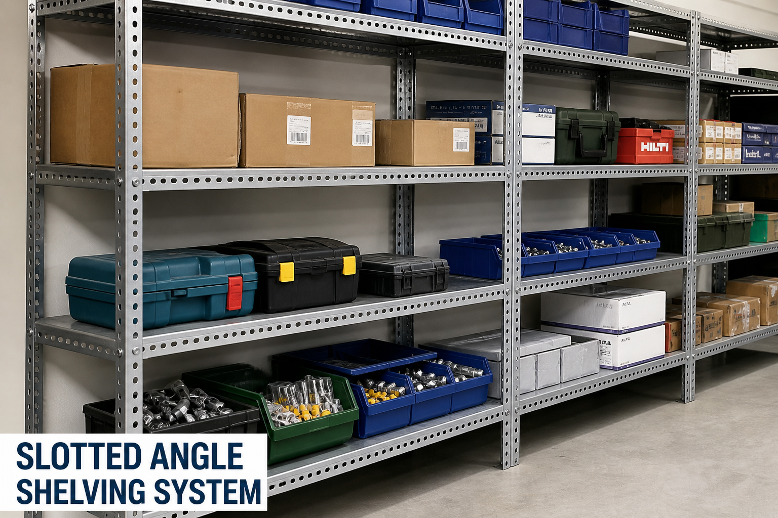 What Is Slotted Angle Shelving System?