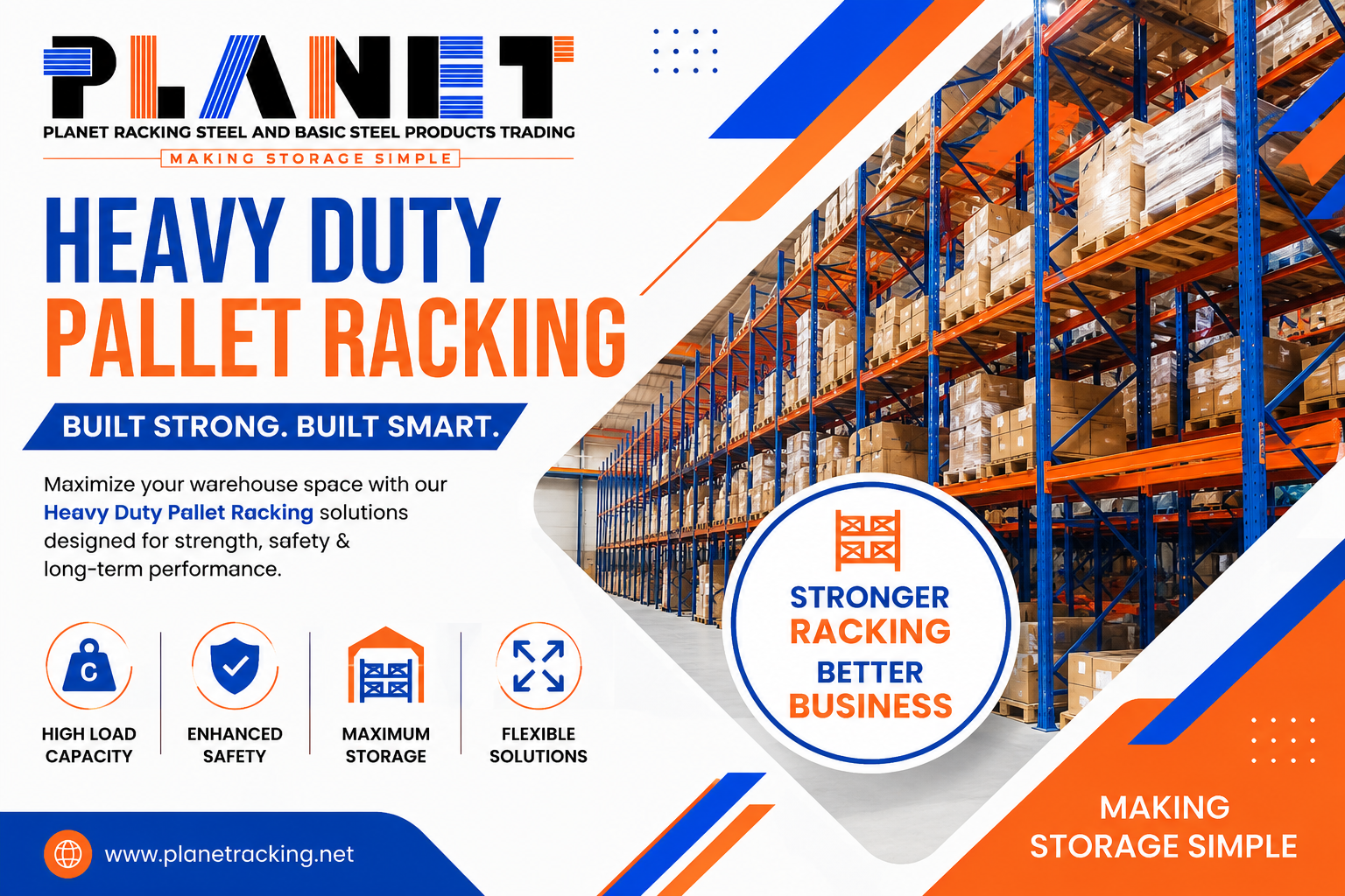 Heavy Duty Pallet Racking for FMCG Distribution Centers