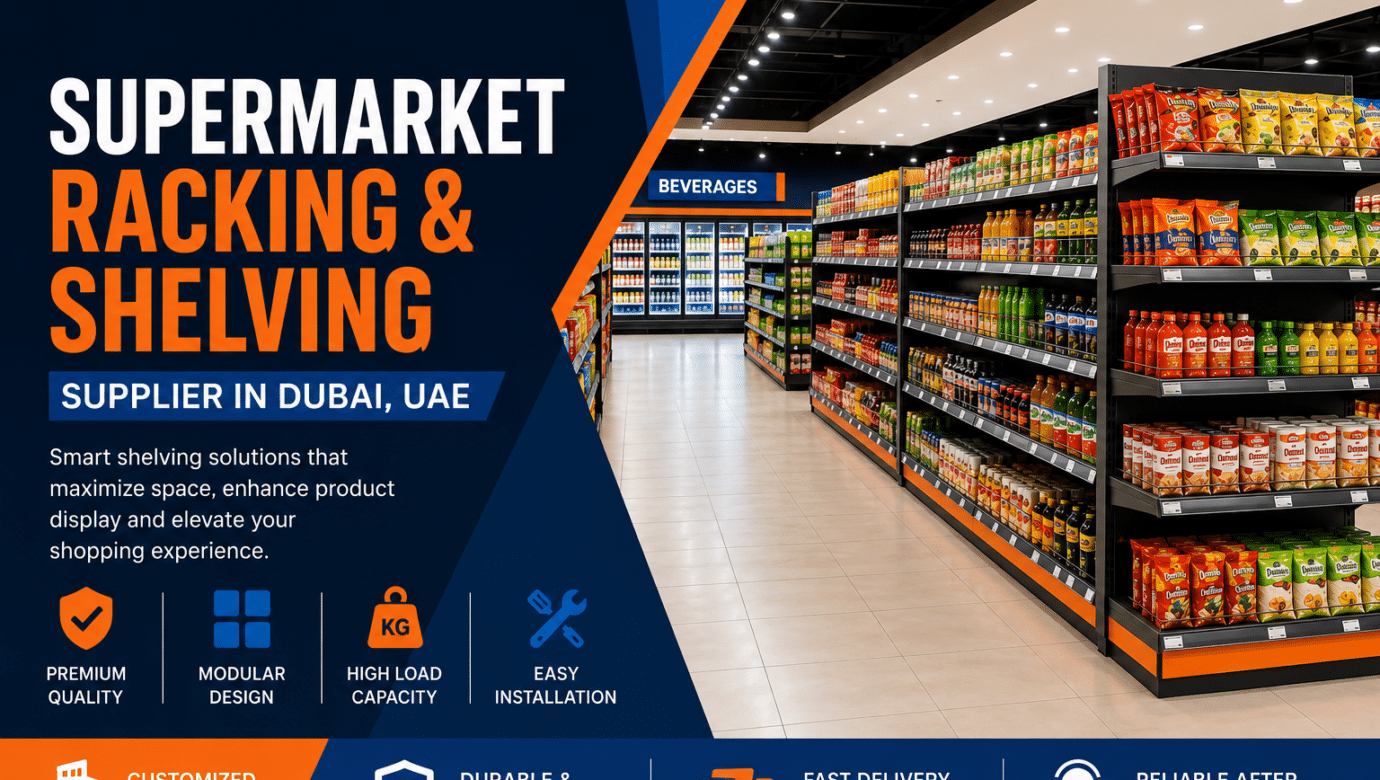 Supermarket Racking & Shelving Supplier in Dubai UAE - Planet Racking